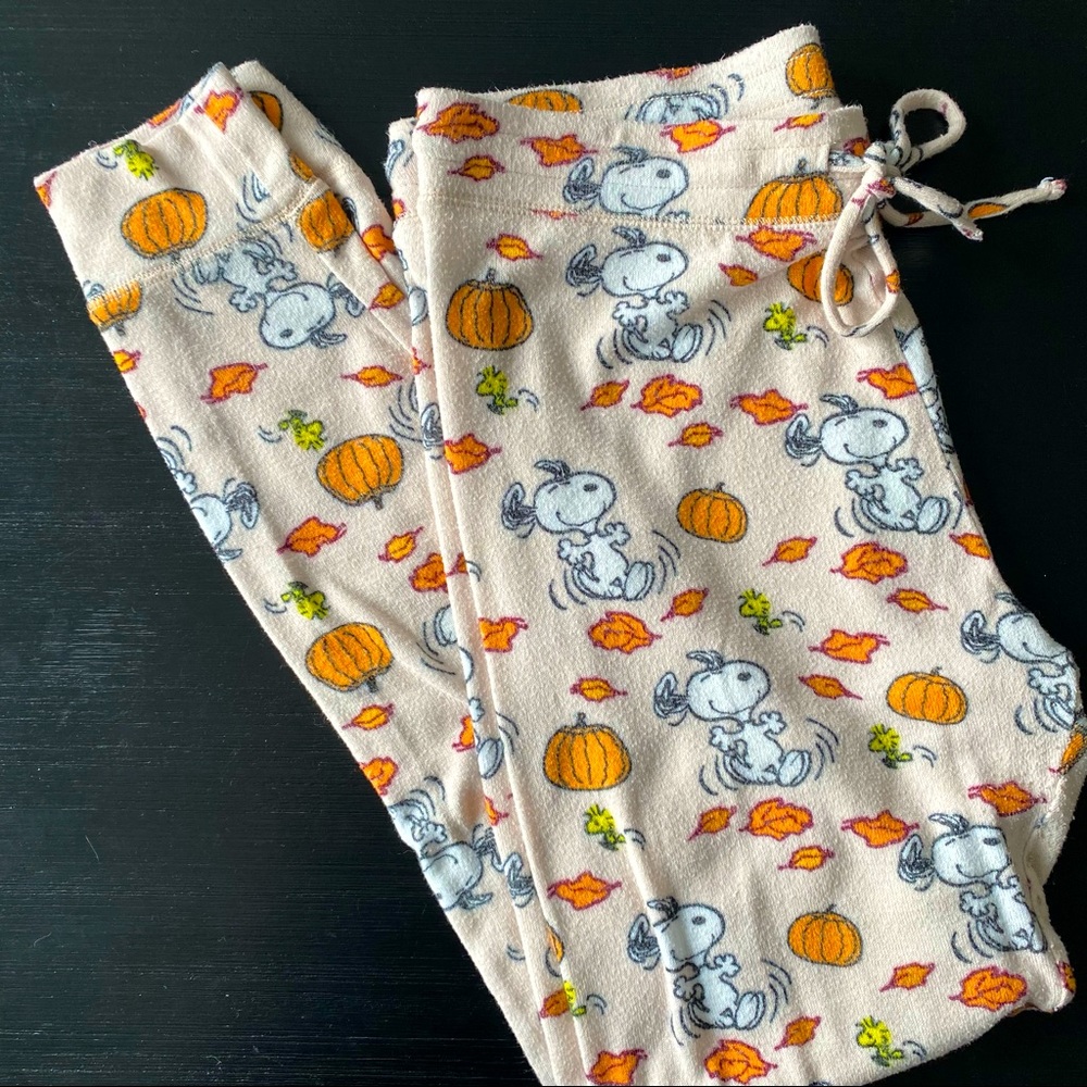 American Eagle Snoopy Fall Joggers